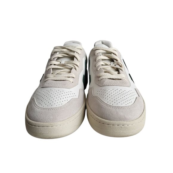 VEJA V90 Leather Sneakers in White/Cyprus Green Men's Size 45 EU 11.5 US - Picture 7 of 10